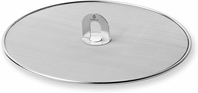 Homestia Splatter Screen for Kitchen, Stainless Steel Fine Mesh Splatter Screen by Homestia
