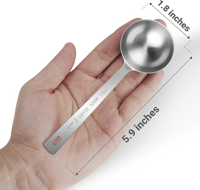Flezoo 4Pcs Coffee Scoop Spoon - Image 2