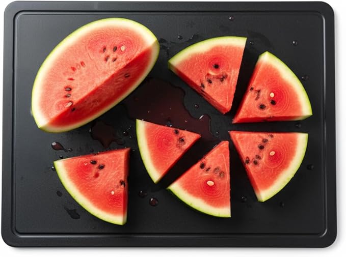 Commercial Grade Large 20 x 15 Black Cutting Board by ThirteenChefs