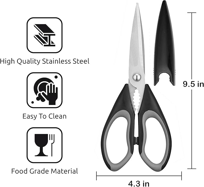 Kitchen Scissors All Purpose 3 Pack - Image 5