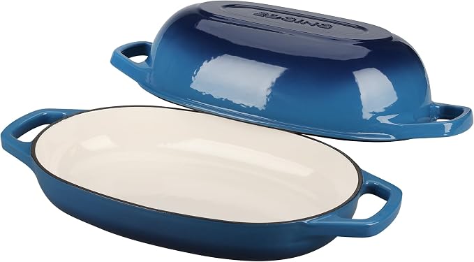 EDGING CASTING Enameled Cast Iron Oval Dutch Oven Pot - Image 4