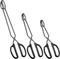 HINMAY 10" 12" 16" Stainless Steel Kitchen Tongs Set, Non-Slip Comfortable Grip by HINMAY