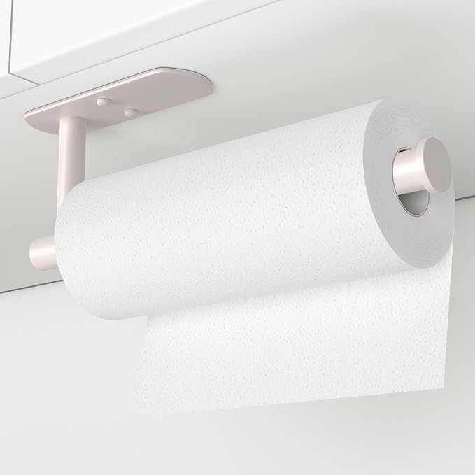 VAEHOLD Adhesive Paper Towel Holder Under Cabinet Wall Mount - Image 8