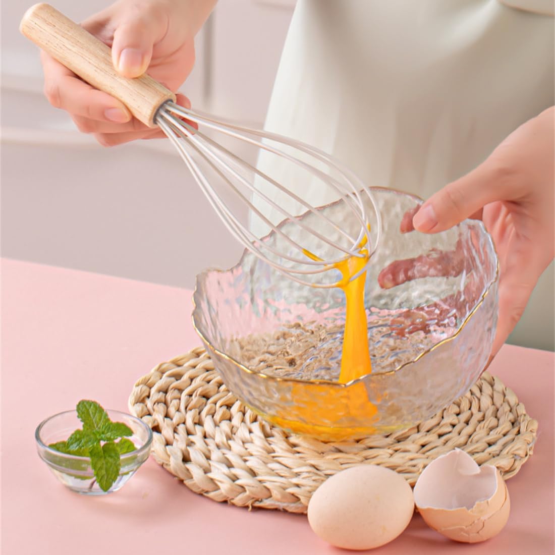 19 PCS Kitchen Cooking Utensils and Knife Set with Holder Block