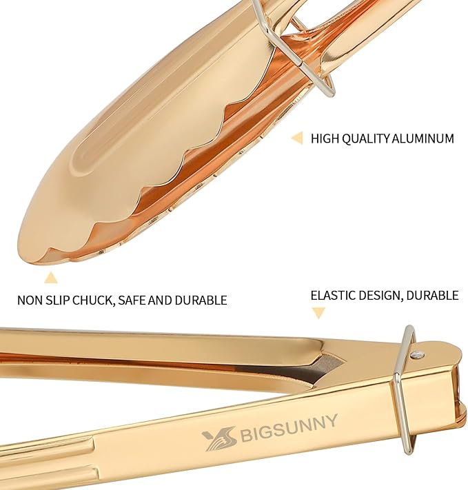 MSY BIGSUNNY 9 Inch Kitchen Food Tongs - Image 3