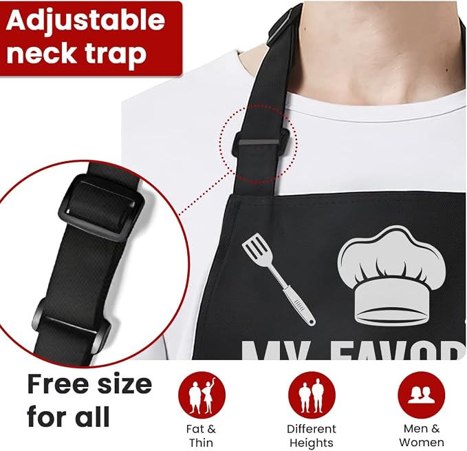 SANDJEST Funny Mens Aprons - Image 4