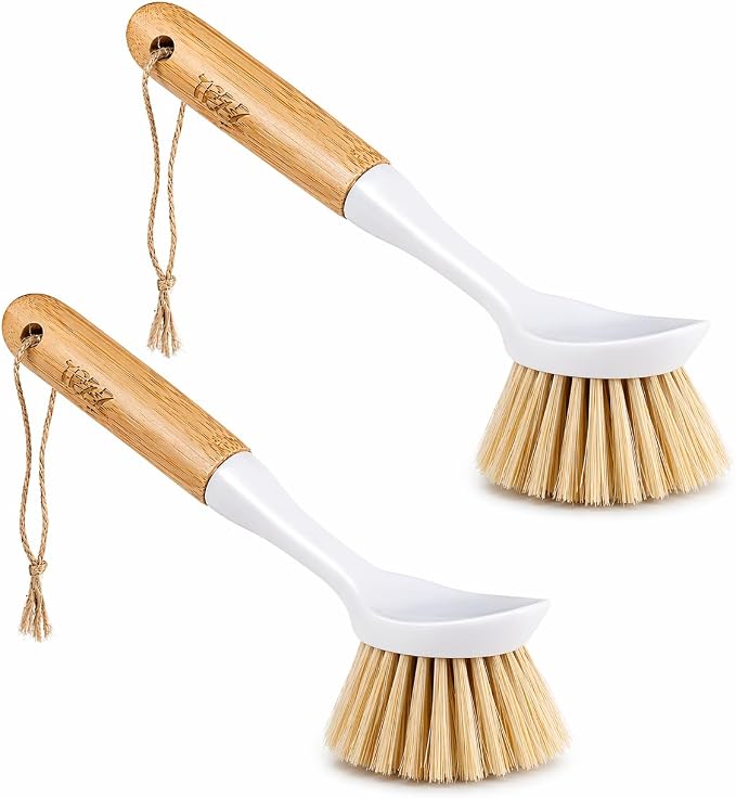 Kitchen Dish & Cast Iron Brush by TEZZ