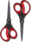 LIVINGO 2 Pack 8" Titanium Non-Stick Scissors, Professional Stainless Steel by LIVINGO