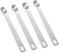 4 PCS 1/16 Teaspoon Single Measuring Spoon, Stainless Steel 1/16 Tsp Small by KALIONE