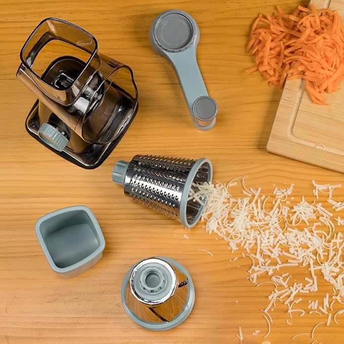 KEOUKE Rotary Cheese Grater Hand Crank Transparent - Image 7