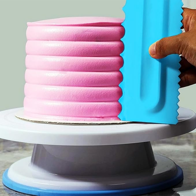 11 Pcs Cake Scraper Set Cake Edge Scraper Cutters - Image 5
