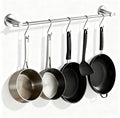 NEWRAIN Pot Rack Wall Mounted, 21 inch Hanging Pot and Pan Hanger, Stainless by NEWRAIN