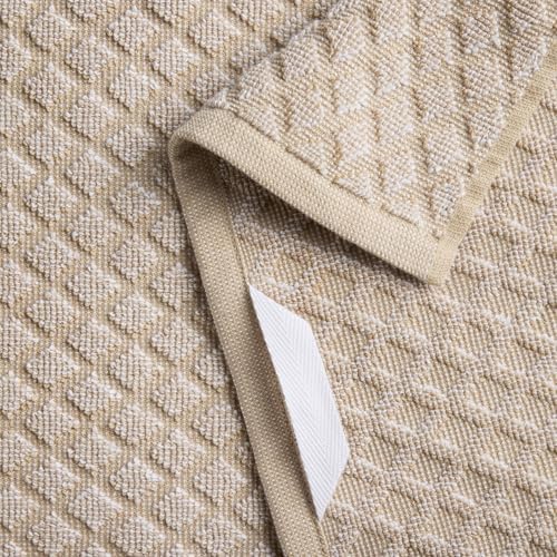 Martha Stewart Honeycomb Chambray Textured Kitchen Towel 4-Pack Set