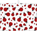 Red Ladybug Dish Drying Mat Cute Small Dots Fun Animal Themed Drying Rack Pad by Unknown