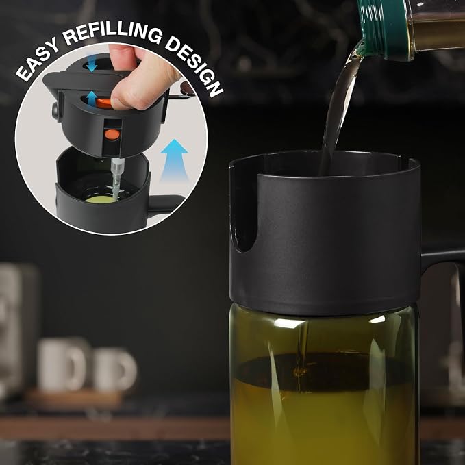 2-IN-1 500ml/17oz Light-Blocking Dark Oil Sprayer - Image 8