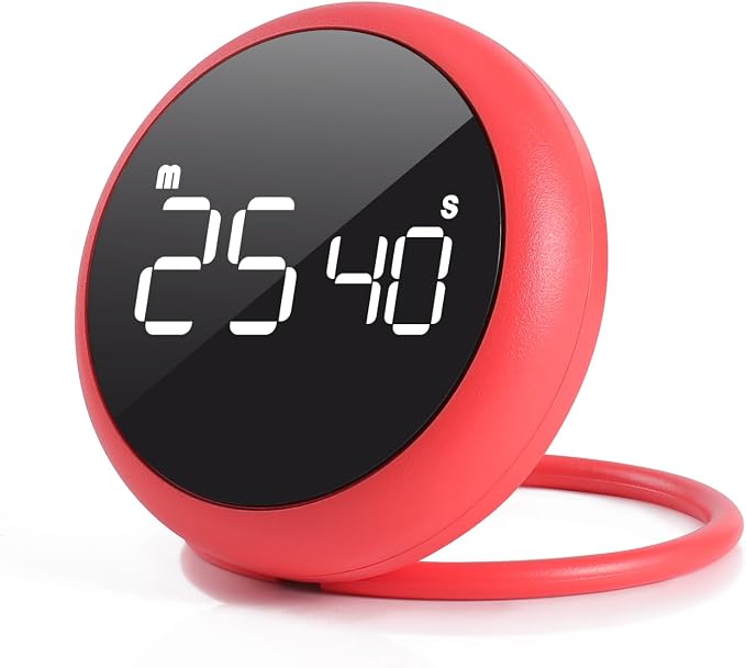 Rose Quick Que Kitchen Timers, Visual timers Large LED Display Magnetic by Unknown