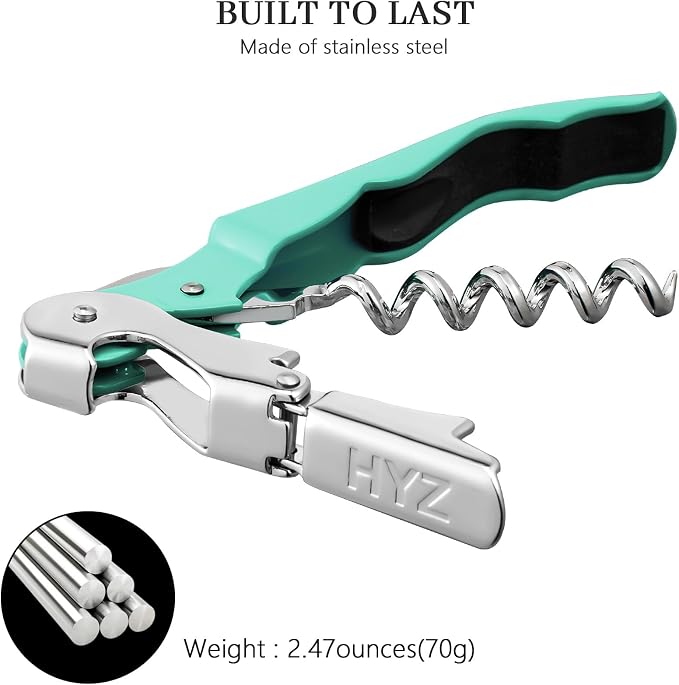 HYZ 2-Pack Wine Opener Waiter Corkscrew, Professional Wine Key - Image 5