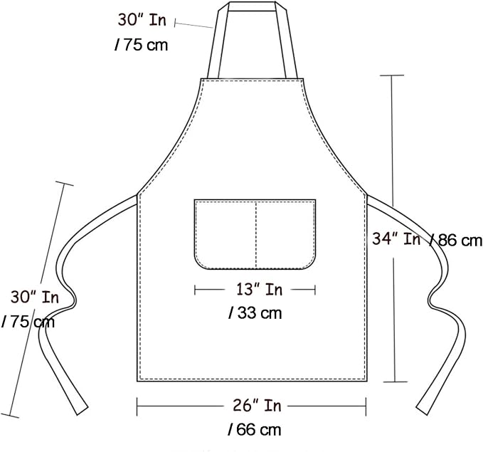 Art Aprons for Painting Pottery Ceramics, Mens Women Kitchen Cooking Aprons - Image 5