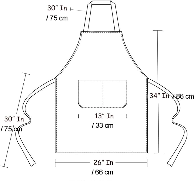 Art Aprons for Painting Pottery Ceramics, Mens Women Kitchen Cooking Aprons - Image 8