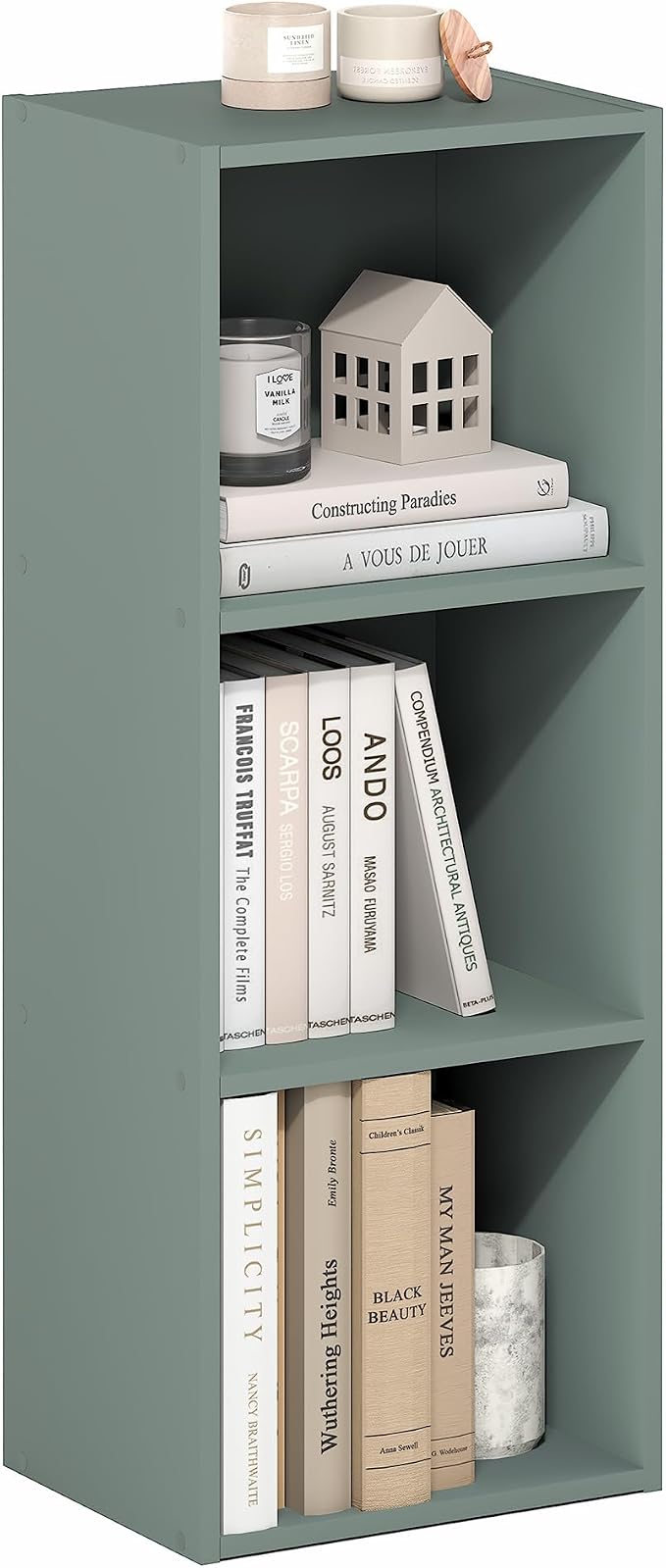 Furinno LUDER Book Shelf, 3-Cube Bookshelf, Bookcase by Furinno-FitsYourSpaceFitsYourBudget