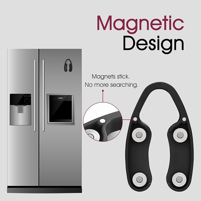 GOBETTER 2 Pcs Wine Foil Cutter Magnetic Design, 4 Stainless Blades Foil - Image 4