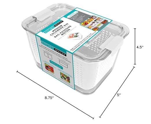Kitchen Spaces Colander Bin, Produce Saver, Fridge Organizer - Image 2