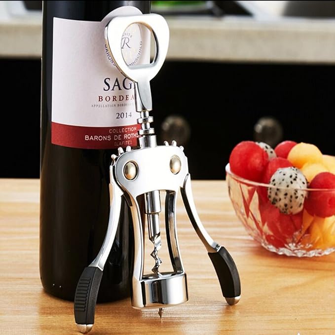 Foho Best Wing Corkscrew Wine Bottle Opener Luxury Waiter Corkscrew - Image 7