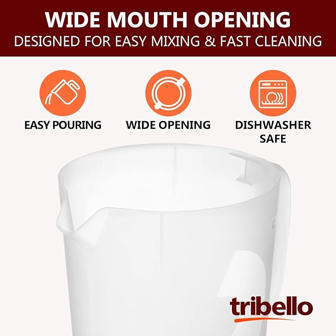 Tribello 1 Gallon Pitcher with Lid, Freezer/Dishwasher Safe, and BPA Free - Image 5
