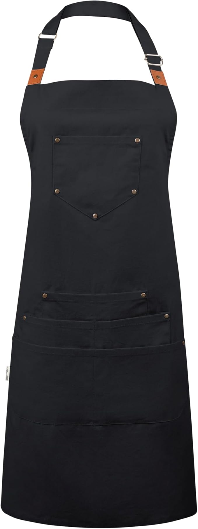 Cotton Canvas Apron for Women & Men – Adjustable Neck Strap & Waist Ties - Image 6