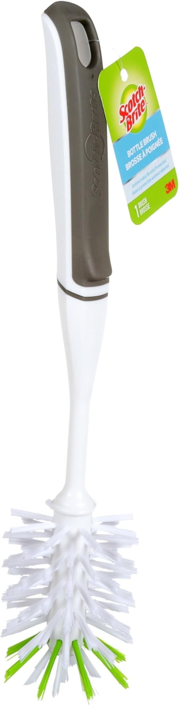 Scotch-Brite Glass and Water Bottle Brush, Long-Lasting, Safe on Glassware - Image 8
