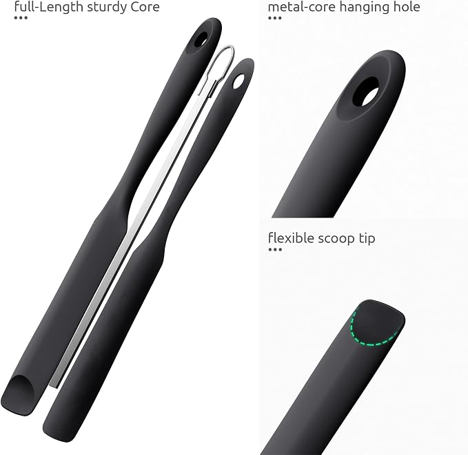 U-Taste Silicone Jar Spatula for Sourdough Starter: Long Skinny Food-Grade Jam - Image 5
