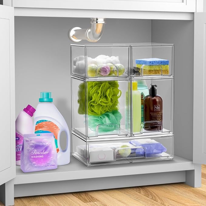 Sorbus Acrylic Storage Containers - Image 2