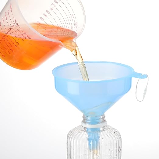 Honeydak 24 Pcs Plastic Funnels 4.7 Inch Wide Mouth Multi-Purpose Funnels - Image 2