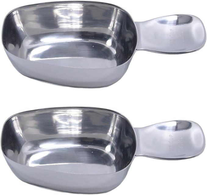 Honey Bear Kitchen Measuring Cup, Polished Stainless Steel by HONEYBEARKITCHEN