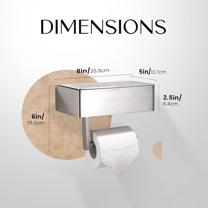 Day Moon™ - Toilet Paper Holder - Modern Roll Holder - Image 6