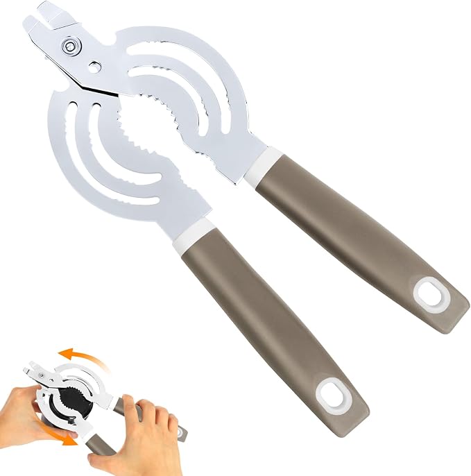 Jar Opener, Stainless Steel Jar Lid Opener, Easy Twist Bottle Opener by Zoiwdur