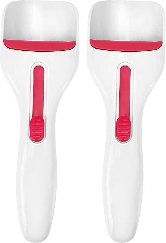 2Pcs Cupcake Scoop Batter Dispenser – One-Touch Sliding Button Dispenses Baking by Unknown