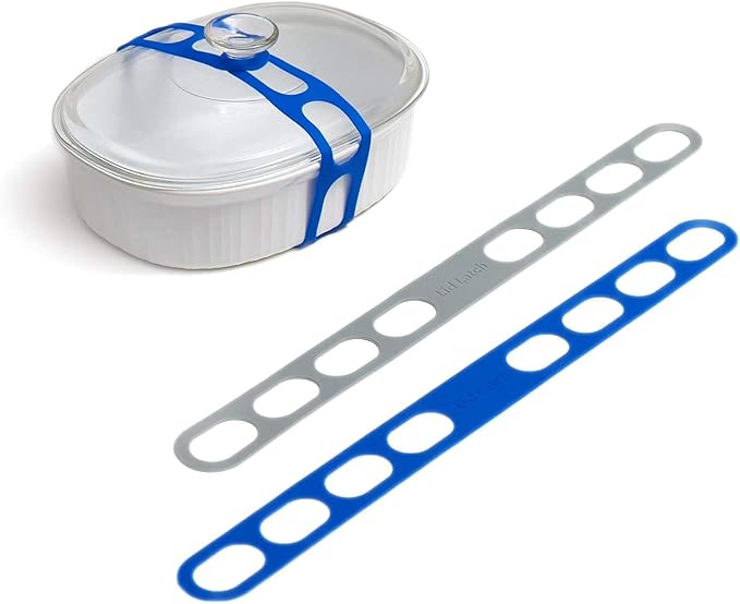 Lid Latch the reusable universal lid securing strap by Mella