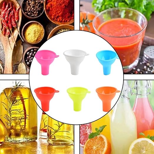 6 Pcs Silicone Funnels for Kitchen - Image 4