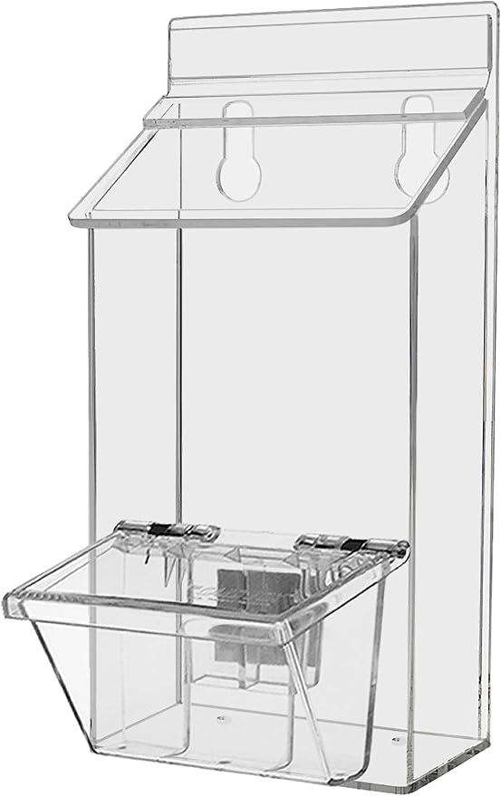 Outdoor Brochure Holder Holds 4" x 6" Advertising Postcards - Image 2