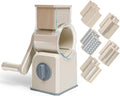 Rotary Cheese Grater with Hand Crank, and Grating Cheese, Vegetables, and Fruit by YWHWLX