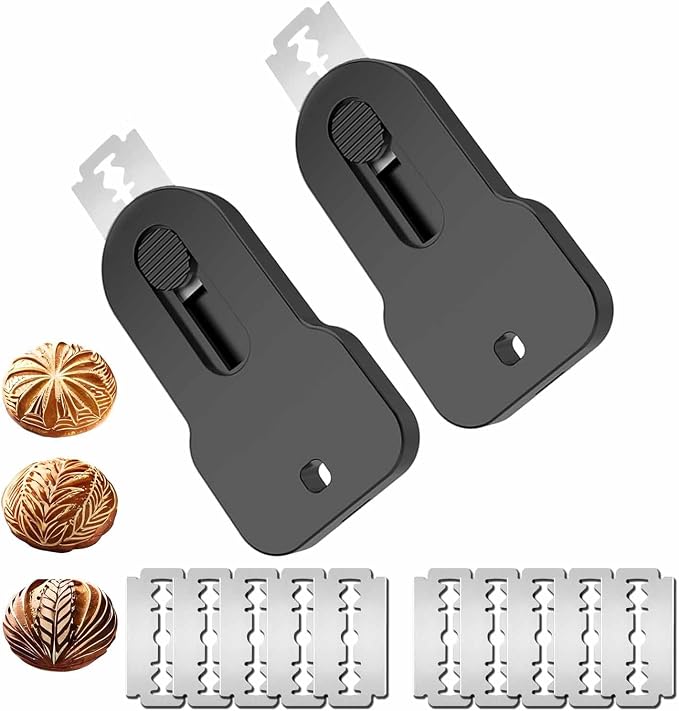 2-Pack Magnetic Retractable Bread Lame Scorer, Sourdough Scoring Knife Tool - Image 8