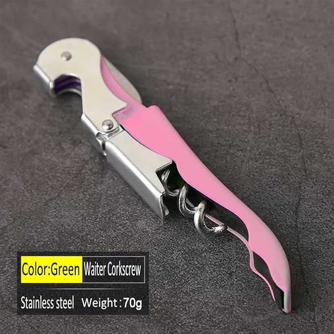 Professional Waiter Corkscrew Wine Openers Set, Heavy Duty Stainless Steel - Image 5