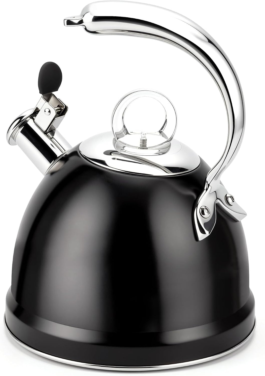 Harriet Whistling Tea Kettle for Stove Top, 2.5 QT Food-Grade Steel
