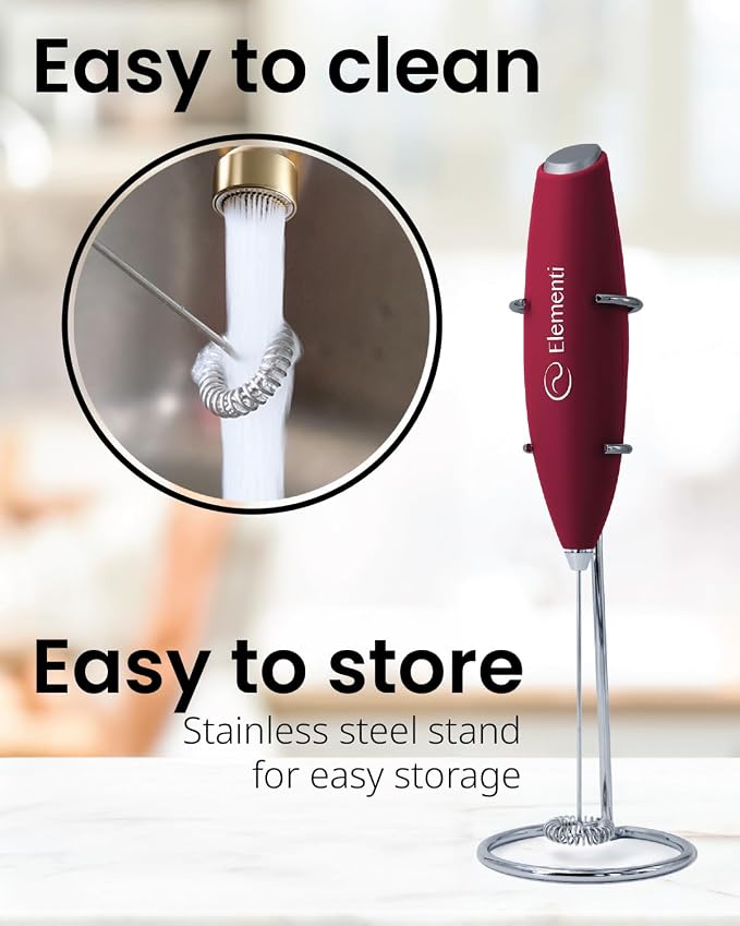 Elementi Milk Frother Wand & Drink Mixer - Image 5
