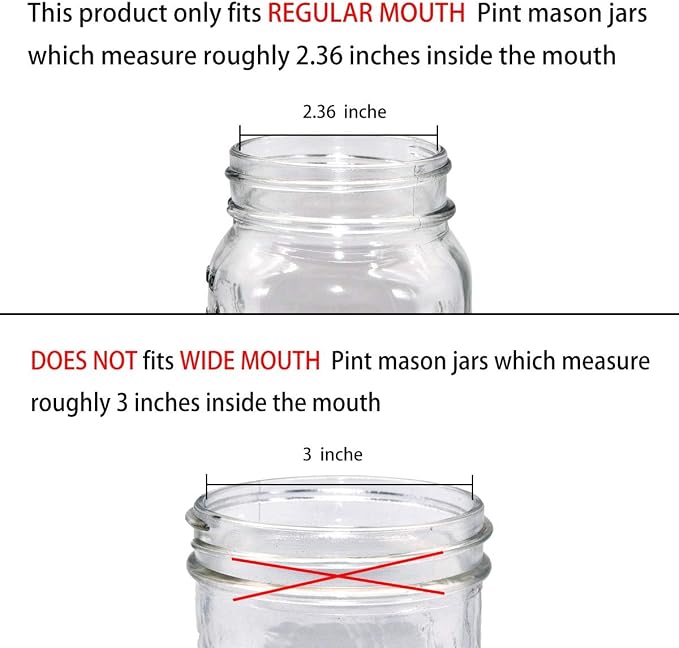 Amolliar Mason Jar Liquid Soap Dispenser Lid, Rust Proof Stainless Steel - Image 7