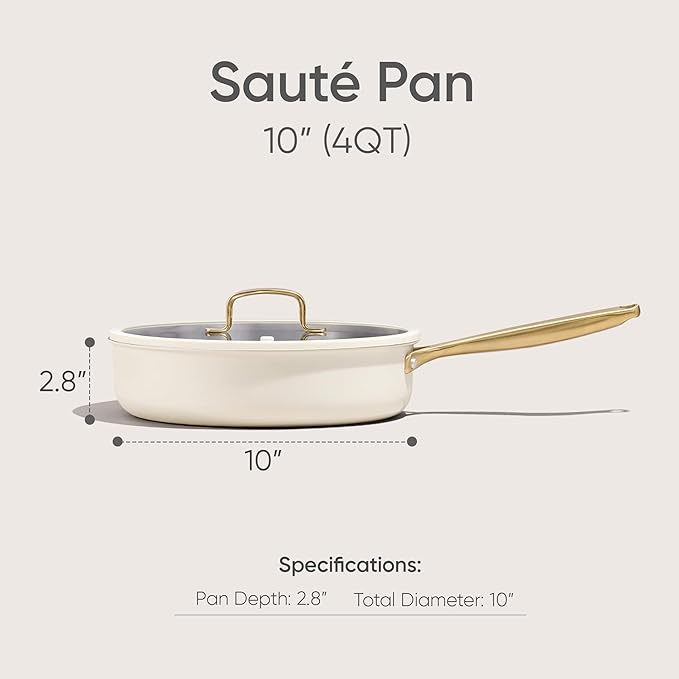 CAROTE 10" Stainless Steel Frying Pan - Image 7