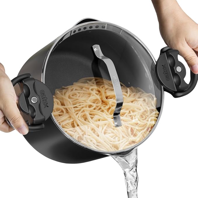 EATEX Pasta Pot with Strainer Lid by Eatex