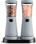 Electric Salt and Pepper Grinder Set by Tomeem