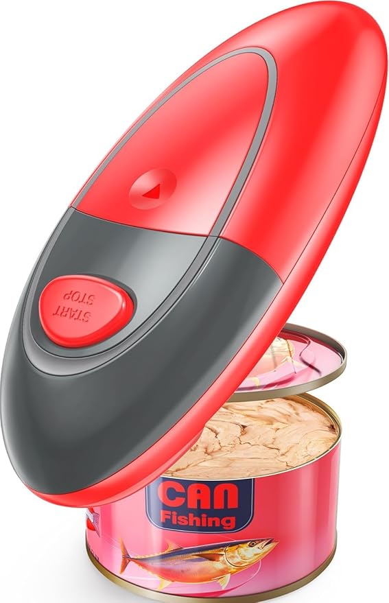 One Touch Electric Can Opener Fits Almost All Can Sizes by Unknown
